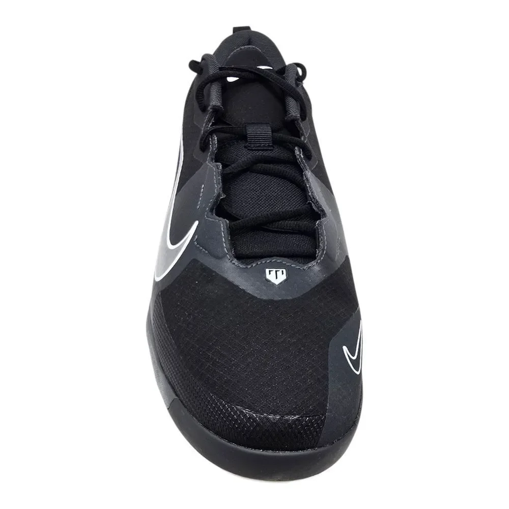Nike Force Trout 9 Pro MCS Men's Size 15 Black Silver Plastic Cleats FZ0915-003